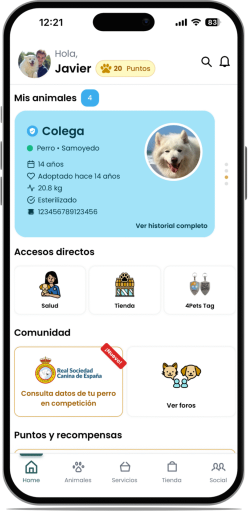 4Pets Perfil animal